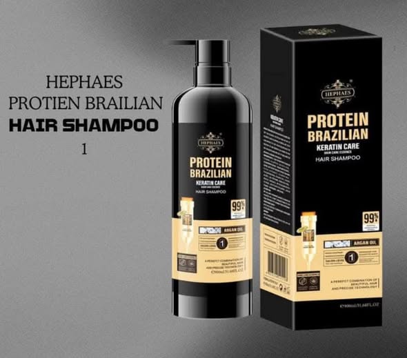 Hephaes Protein Brazilian Keratin Care Hair Shampoo 900ml