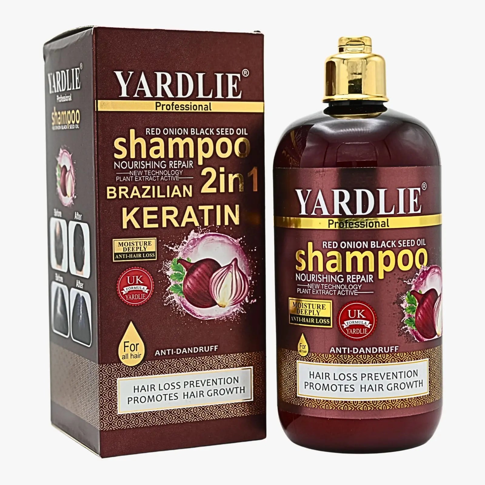 Yardle Professional Red Onion Black Seed with Flower Aroma Shampo 500gm